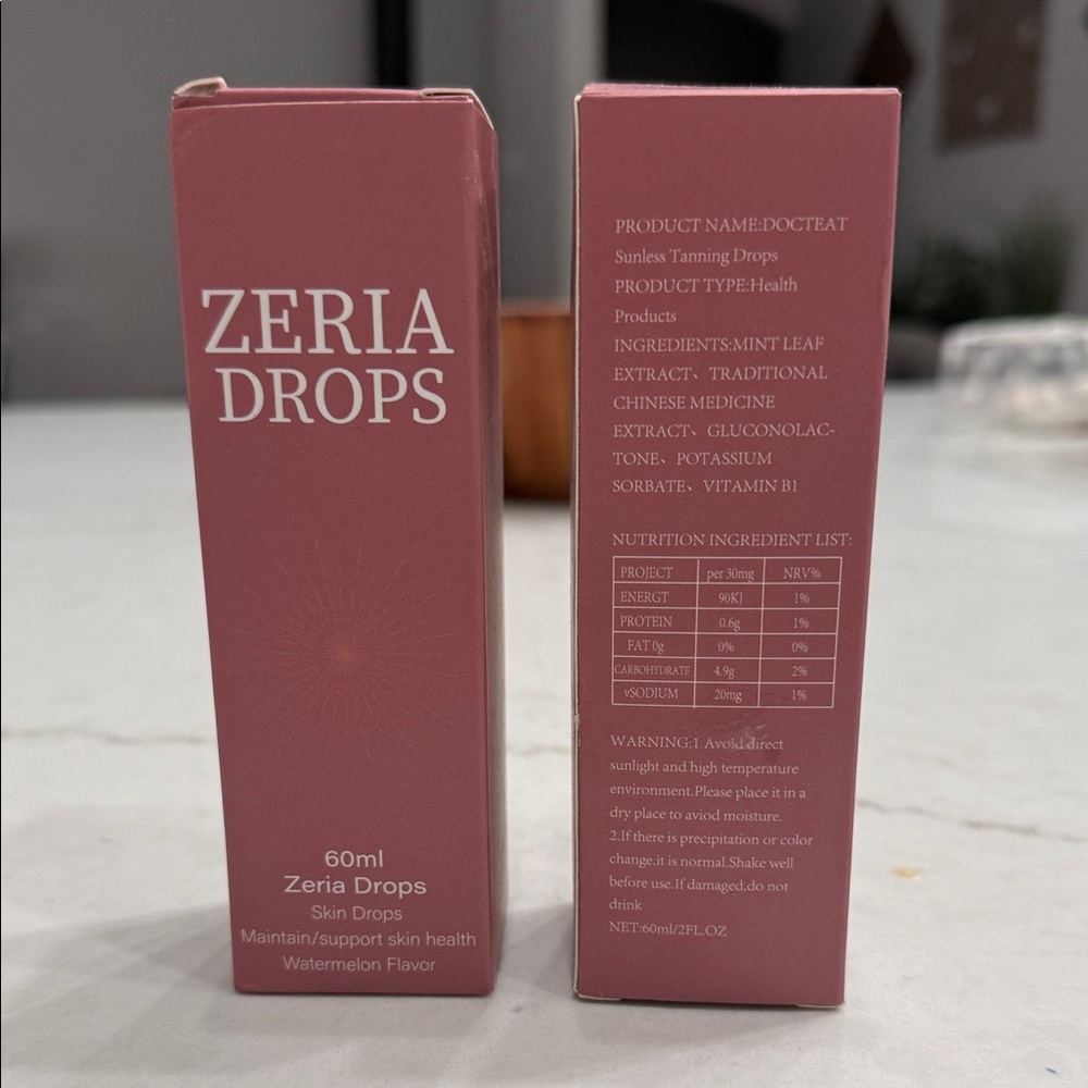 Zeria Drops Tanning Skin Drops